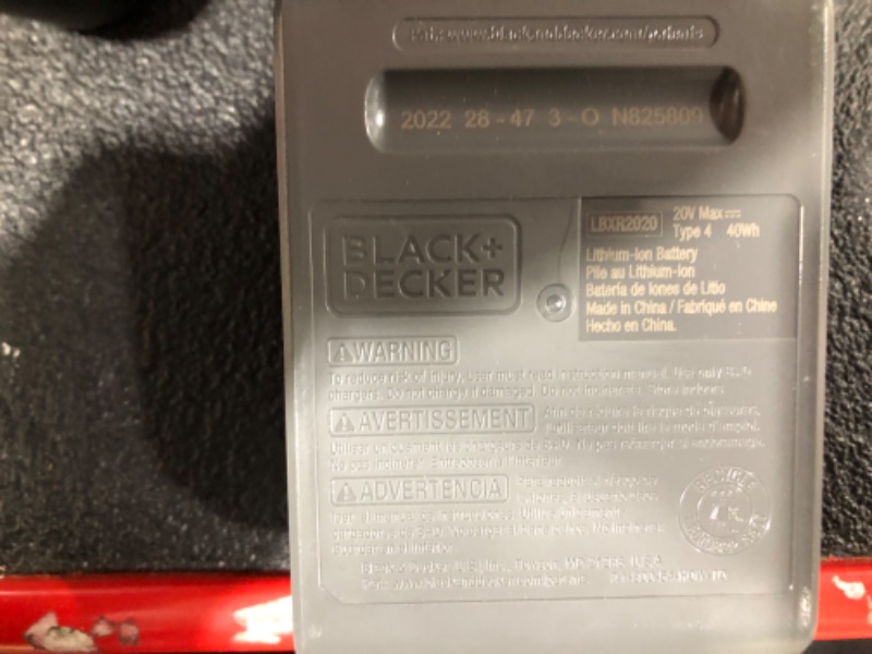 Photo 1 of BLACK+DECKER Powerseries Extreme Cordless Stick Vacuum Cleaner for Pets, Purple (BSV2020P) Pet Vac
