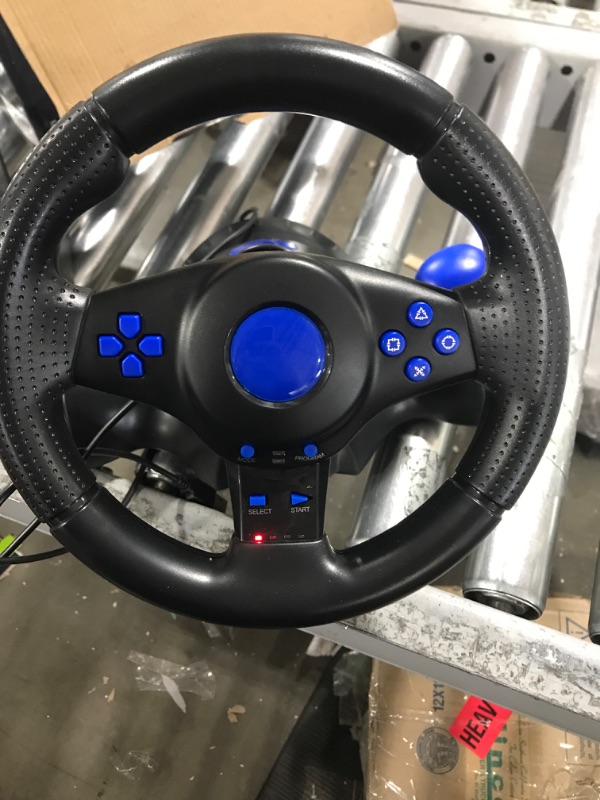 Photo 1 of generic pc / playstaion / xbox steering wheel with pedals