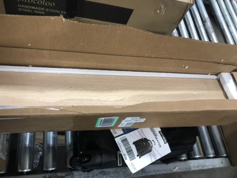 Photo 1 of 300N - Notched Newel - 3" x 48" - Clean Routed Design - Paint-Grade (Poplar)