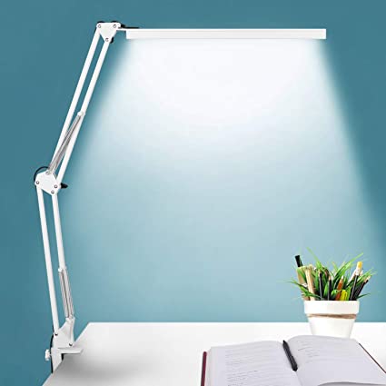 Photo 1 of  LED Desk Lamp, Metal Swing Arm Lamp