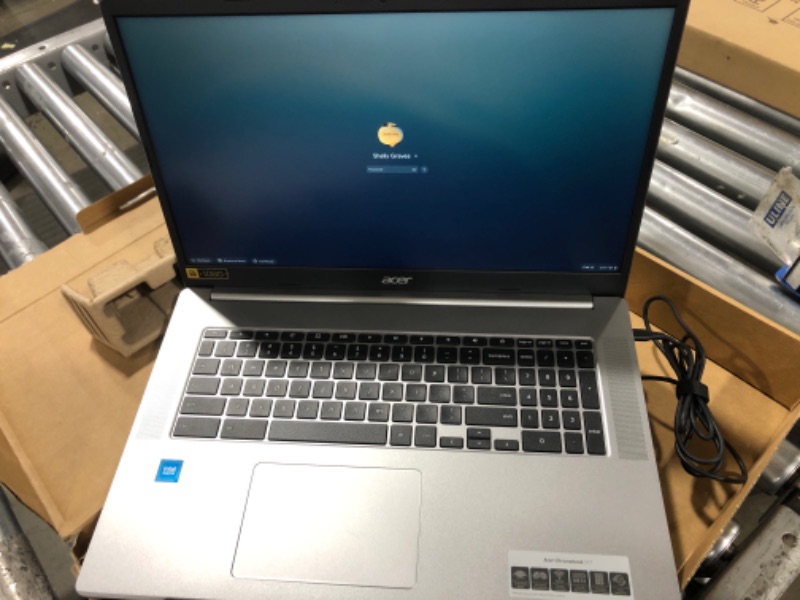 Photo 6 of Acer Chromebook 317 Ultralight Laptop | 17.3" FHD Slim-Bezel Display | Intel Celeron N4500 | 4GB Memory | 64GB eMMC | USB-C | Wi-Fi 6 | BT | Webcam | Chrome OS | 10+ Long Battery Life | TiTac Card
