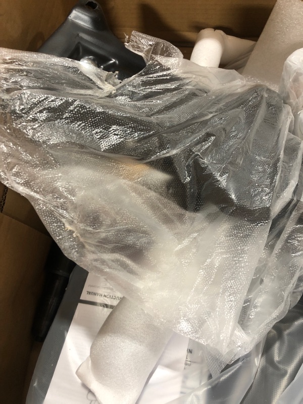 Photo 1 of BOLISS Ergonomic Office Computer Drafting Desk Chair Height Adjusting Arm Waist Support Function and with Adjustable Foot Ring,400 lbs -Grey