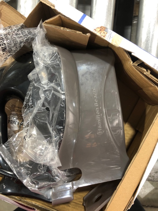 View 3 of Hamilton Beach 6-Speed Electric Hand Mixer with Snap-On Case, Beaters, Whisk, Black (62692) Black Mixer