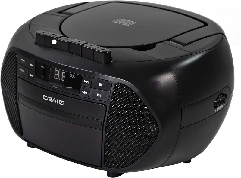 Photo 3 of Craig CD6951 Portable Top-Loading CD Boombox with AM/FM Stereo Radio