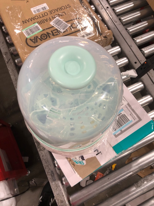 Photo 1 of Bottle Sterilizer, Baby Bottle Steam Sterilizer Sanitizer for Baby Bottles Pacifiers Breast Pumps Large Capacity and 99.99% Cleaned in 8 Mins green