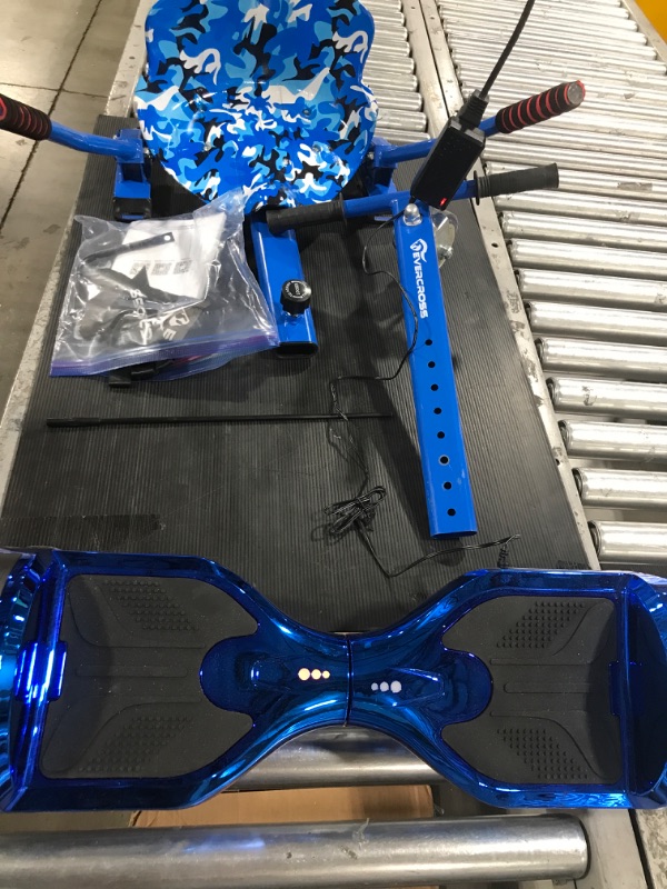 Photo 4 of EVERCROSS Hoverboard, 6.5'' Hover Board with Seat Attachment, Self Balancing Scooter with APP, Bluetooth Hoverboards for Kids & Adults
