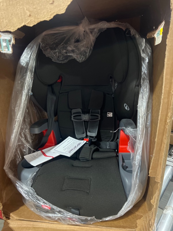 Photo 3 of Britax Grow with You ClickTight Plus Harness-2-Booster Car Seat, Jet Safewash Fabric ClickTight Plus Jet