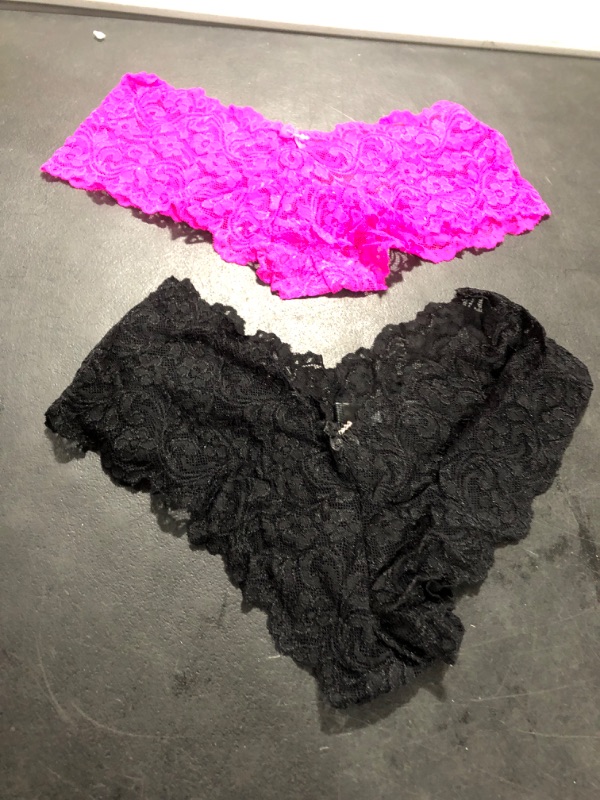 Photo 1 of 2 Pairs of Underwear Pink & Black Size 7