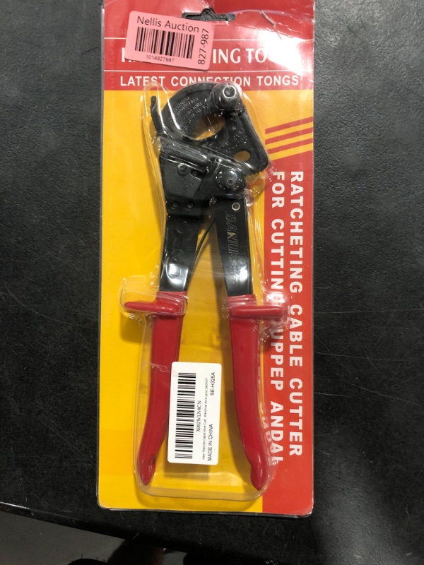 Photo 2 of Cable Cutters - Sanuke Ratcheting Cable Cutters Heavy Duty for Electricians - Cutting Aluminum Copper Soft Wire up to 600MCM / 240mm² SE-H325A