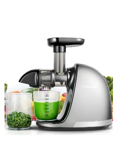 Photo 1 of AMZCHEF Masticating Slow Juicer with Quiet Motor, Juicer Machine with Reverse Mode, for Fruits&Vegetables, Good Quaity,Gray
