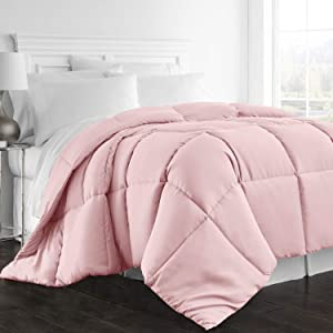 Photo 1 of 1300 Series All Season Goose Down Alternative Comforter Full/Queen / PINK 