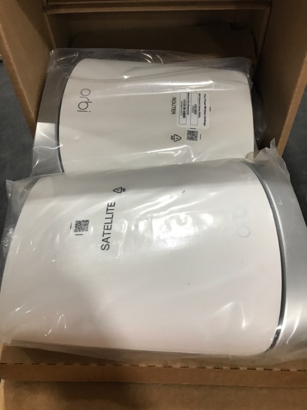 Photo 2 of NETGEAR Orbi Whole Home Tri-Band Mesh WiFi 6 System (RBK753) – Router with 2 Satellite Extenders | Coverage up to 7,500 sq. ft. and 40+ Devices | AX4200 (Up to 4.2Gbps) AX4200 | 3-Pack