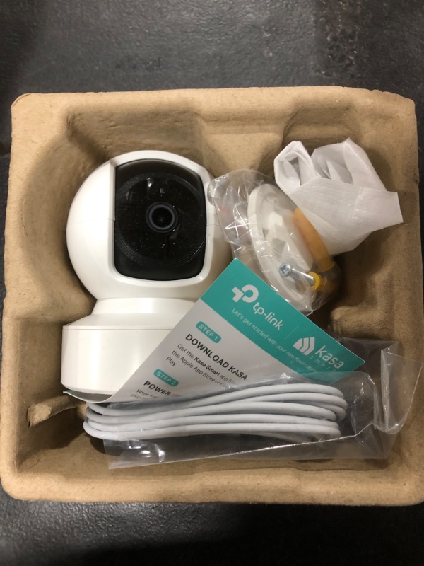 Photo 2 of Kasa Indoor Pan/Tilt Smart Security Camera, 1080p HD Dog Camera 2.4GHz with Night Vision, Motion Detection for Baby and Pet Monitor, Cloud & SD Card Storage, Works with Alexa & Google Home (EC70) Pan/Tilt Camera New 1080P