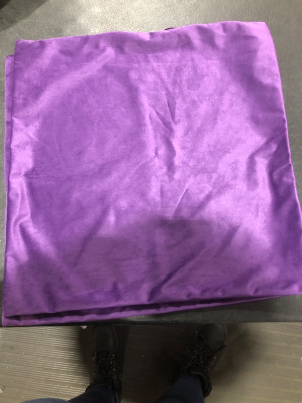 Photo 1 of 2 16X16 PURPLE PILLOW CASES 