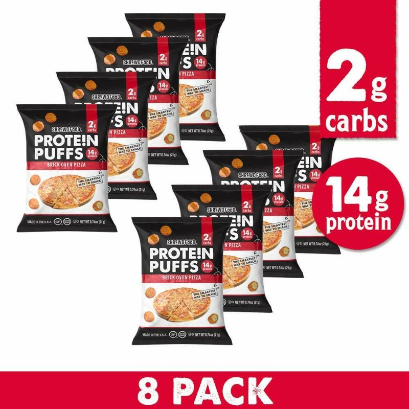 Photo 1 of  0.74 Oz Brick Oven Pizza Protein Puffs 8 pack