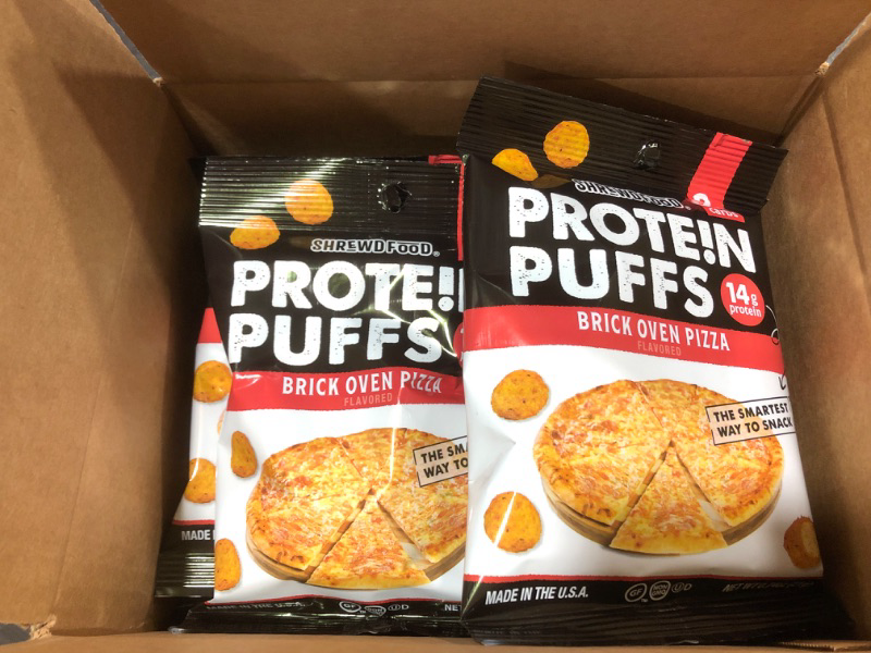 Photo 2 of  0.74 Oz Brick Oven Pizza Protein Puffs 8 pack