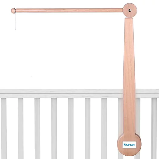 Photo 1 of Kisdream Crib Mobile, Baby Mobile Arm for Crib, Mobile Holder for Crib, Wooden Crib Mobile Holder, Mobile Arm for Baby Bed, 19-37 Inch Adjustable, 100% Beech Wooden
