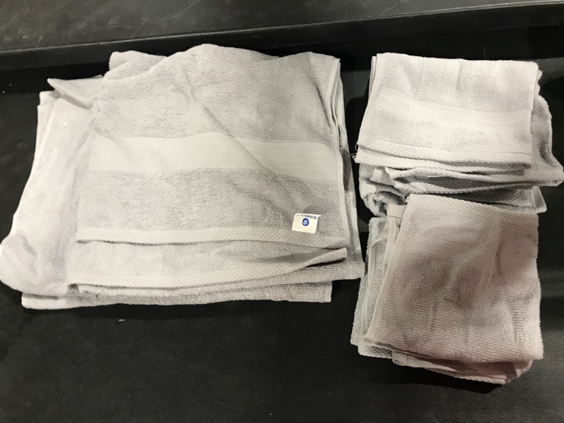 Photo 1 of 2 TOWELS AND 3 SMALL WASH CLOTHS