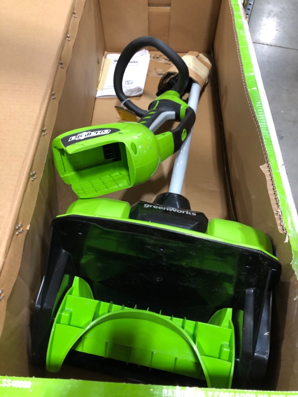 Photo 3 of Greenworks 40V 12-Inch Cordless Snow Shovel, Battery Not Included 2601402 Tool Only Shovel