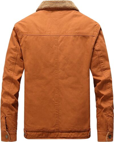 Photo 1 of  Vcansion Men's Classic Winter Jacket Coat Fleece Lined Windproof Outerwear, SIZE XL