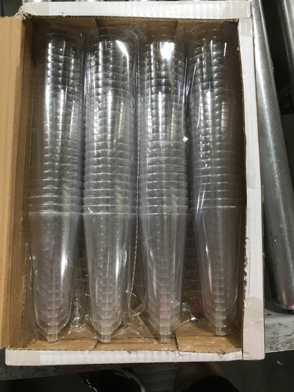 Photo 1 of 5 oz clear champagne flutes 100 count