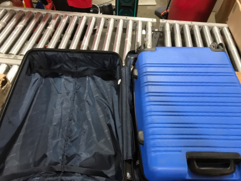 Photo 3 of 3 piece blue luggage set