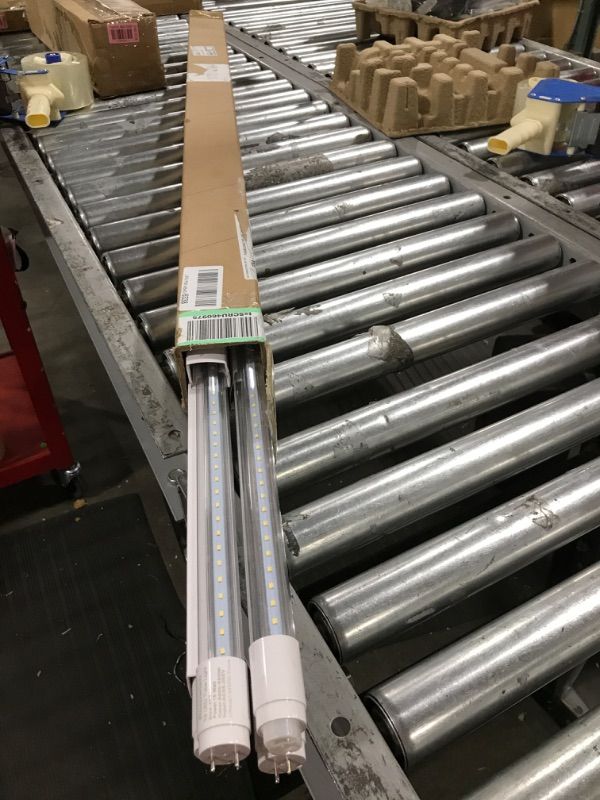 Photo 3 of 4FT LED Bulbs Light 5000K 4 Pack, (Remove ballast installation)2000LM Daylight 18W(40W Equivalent), 48 Inch T8 T10 T12 Fluorescent Tube Lights Replacement, Dual-end Powered, 360 Glowing Clear Cover