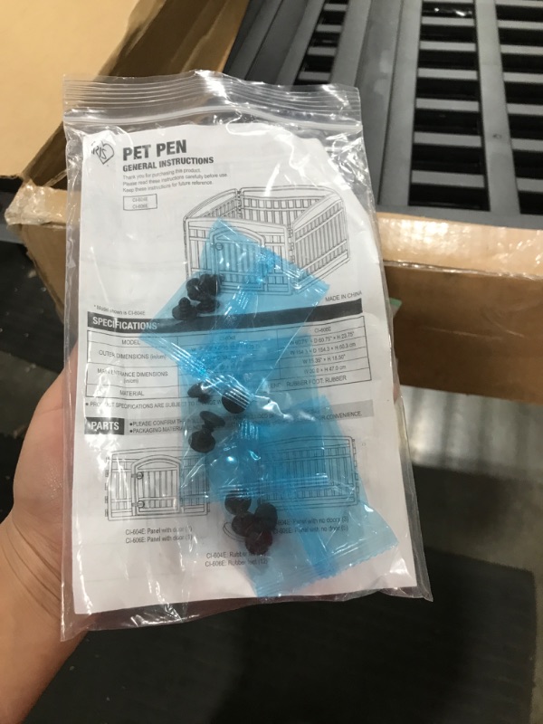 Photo 1 of PJYuCien Dog Playpen Mesh Top Cover, Fits 36 Inch 4 Panels Exercise Pet Playpen, Velcro Connections, Black (Note: Cover Only, Playpen Not Included !!! ) Suitable for 36"Width 4 Panels Plastic Playpen Cover, Black ( Velcro Connections )