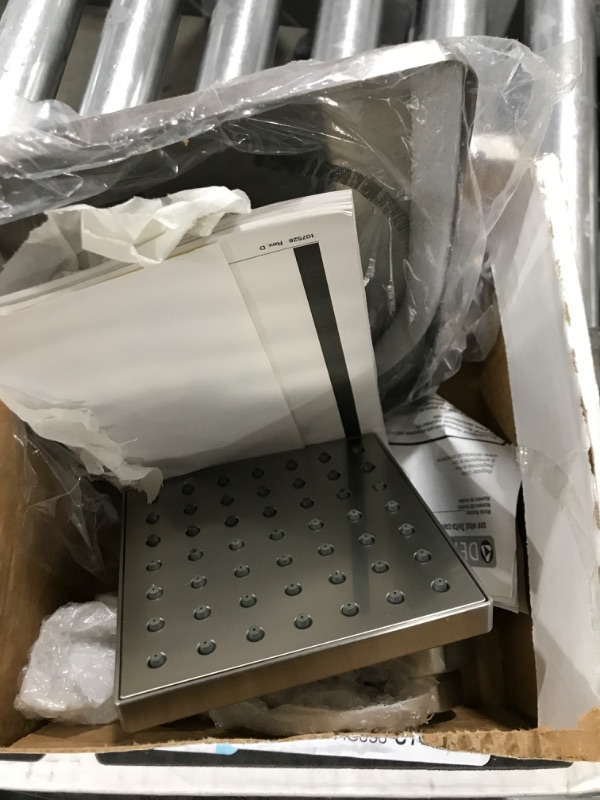 Photo 1 of Delta Faucet Modern Brushed Nickel Tub and Shower Trim Kit, Shower Faucet with Single-Spray Touch-Clean Shower Head, Stainless T14467-SS-PP (Valve Not Included)