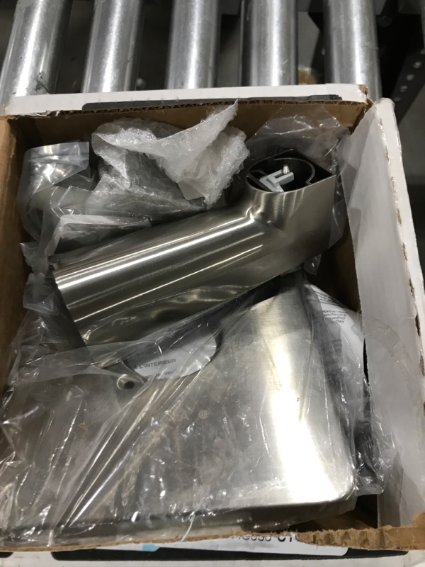 Photo 1 of Delta Faucet Modern Brushed Nickel Tub and Shower Trim Kit, Shower Faucet with Single-Spray Touch-Clean Shower Head, Stainless T14467-SS-PP (Valve Not Included)