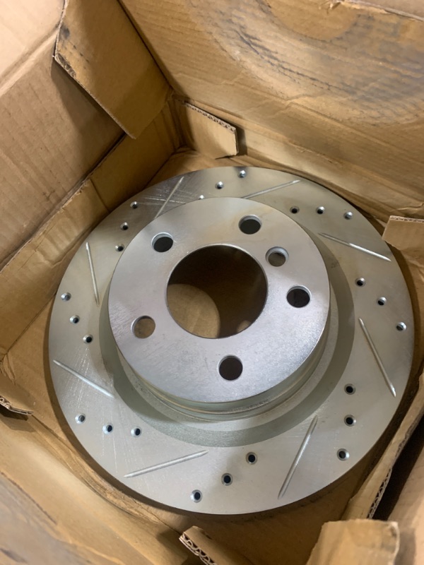 Photo 1 of PowerSport Rear Brakes and Rotors Kit |Rear Brake Pads| Brake Rotors and Pads| Ceramic Brake Pads and Rotors |fits 2012-2021 BMW 120i, 220i, 228i, 228i xDrive, 230i, 230i xDrive, 320i, 328i, 428i