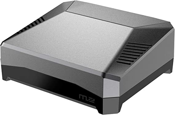 Photo 1 of Argon ONE M.2 Aluminum Case for Raspberry Pi 4 with Power Button and Fan | SATA SSD Support | B-Key and B+M Key Compatible