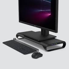 Photo 1 of MONITORMATE ProBASE Gen2 10Gbps USB-C Monitor&Laptop Stand with USB3.1 Gen2 Hub/4K@60fps HDMI/UHS-II CardReader/Ethernet. Compatible with MacBook Pro 16?/MacBook Pro 15? 2017 or Later(Grey) Gray