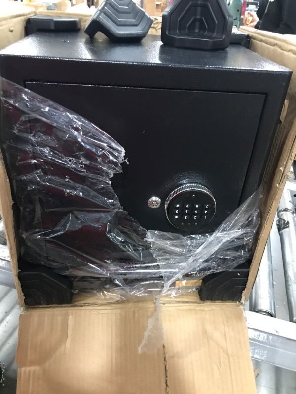 Photo 1 of Security Home Safe, WASJOYE Cabinet Fireproof Safe Box with Digital Keypad Safety Key Lock for Home Business Office Hotel Money Document Jewelry Passport Storage 16 x 15 x 12.2 inches 16 x 15 x 12.2 "