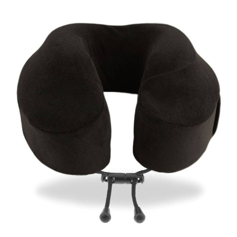 Photo 1 of 100% Memory Foam Travel Neck Pillow for Airplanes and Travel