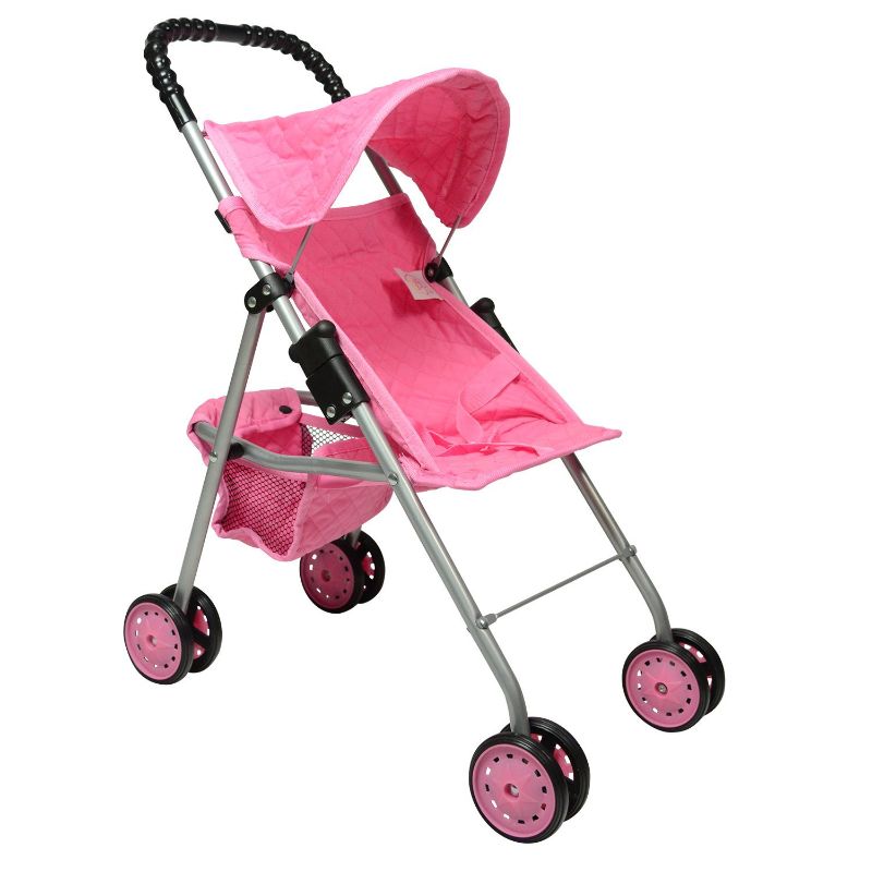 Photo 1 of First Doll Stroller for Kids (Pink Quilted) Pink Quilted
