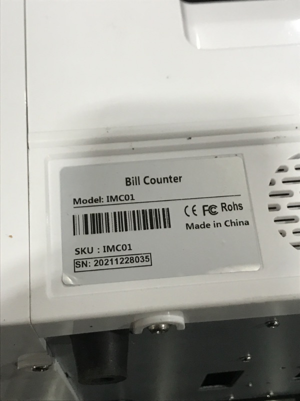 Photo 4 of MUNBYN Bank Grade Money Counter Machine Mixed Denomination, Value Counting, Serial Number, Multi Currency, 2CIS/UV/IR/MG/MT Counterfeit Detection, Printer Enabled Bill Value Counter for Small Business
