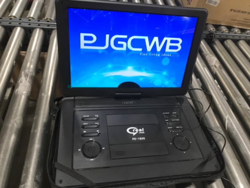 Photo 2 of PJGCWB 17.9" Portable DVD Player with 15.6" Large HD Screen,High Volume Speaker,with Extra Carrying Bag,Black