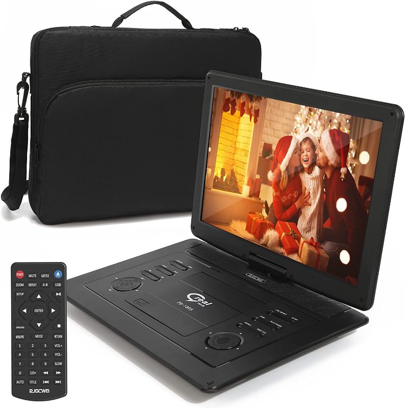 Photo 1 of PJGCWB 17.9" Portable DVD Player with 15.6" Large HD Screen,High Volume Speaker,with Extra Carrying Bag,Black