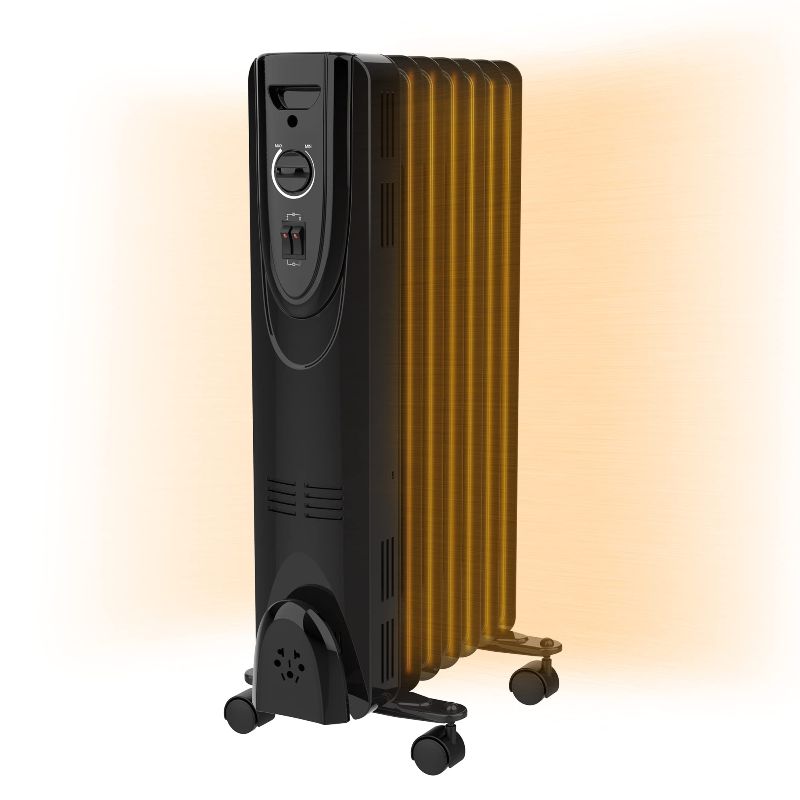 Photo 1 of B&Q HD907-7Q Electric 1500W Oil-Filled Radiator 