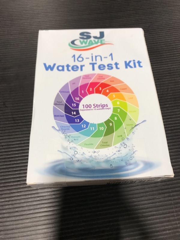 Photo 2 of 16 in 1 Drinking Water Test Kit |High Sensitivity Test Strips detect pH, Hardness, Chlorine, Lead, Iron, Copper, Nitrate, Nitrite | Home Water Purity Test Strips for Aquarium, Pool, Well & Tap Water