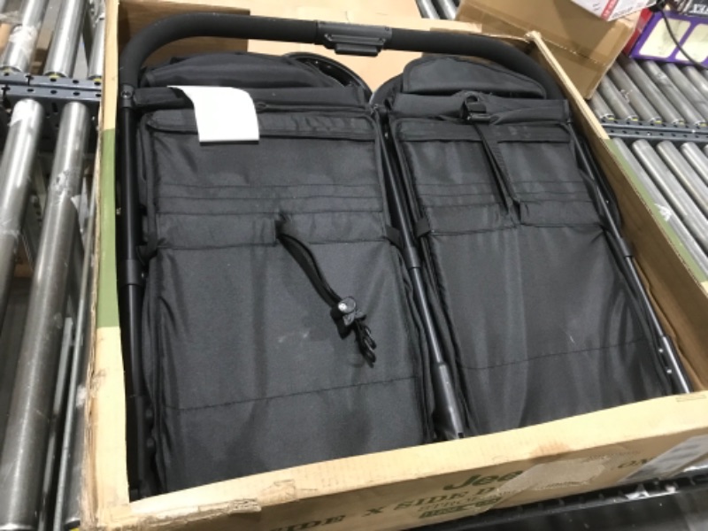 Photo 1 of  Jeep Destination Ultralight Side X Side Double Stroller by Delta Children - Midnight Black 