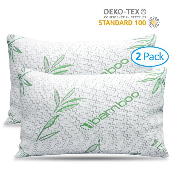 Photo 1 of 2 PACK KING SIZE BAMBOO BED PILLOWS 19 X 34 INCHES 