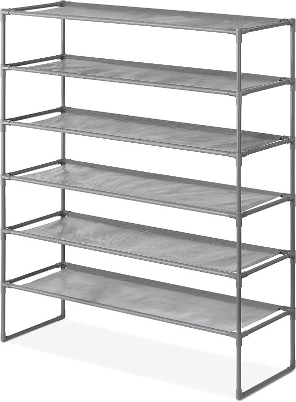 Photo 1 of  Whitmor Spacemaker 6-Tier Shelves, Gunmetal 