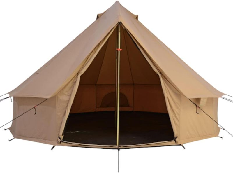 Photo 1 of WHITEDUCK Regatta Canvas Bell Tent- w/Stove Jack, Waterproof, 4 Season Luxury Outdoor Camping and Glamping Yurt Tent
