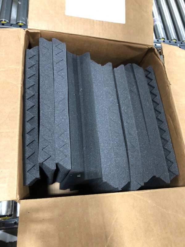 Photo 1 of 52 Pack Acoustic Panels 1 X 12 X 12 Inches - Acoustic Foam - Studio Foam Wedges - High Density Panels - Soundproof Wedges - Charcoal