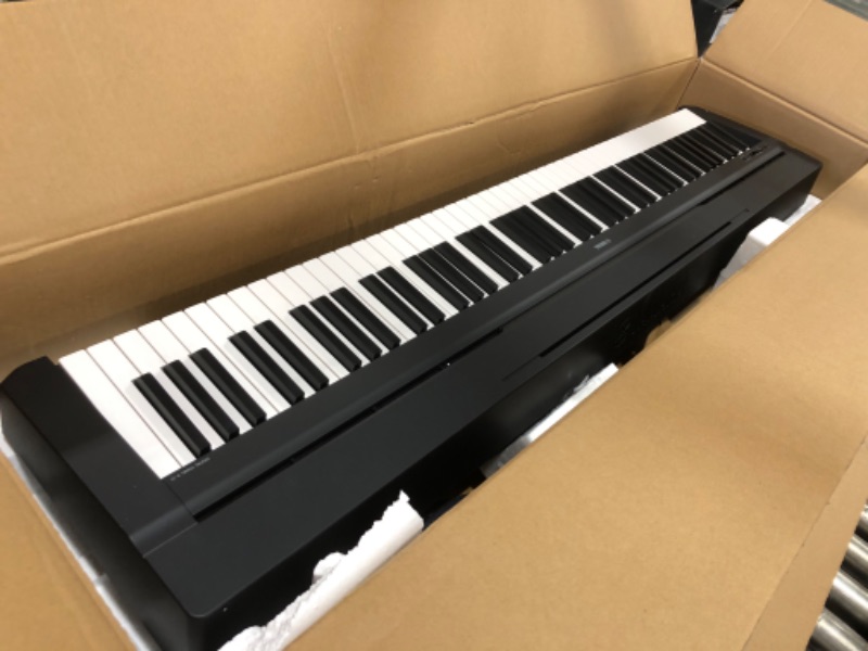 Photo 3 of YAMAHA P71 88-Key Weighted Action Digital Piano with Sustain Pedal and Power Supply P71 Black Digital Piano
