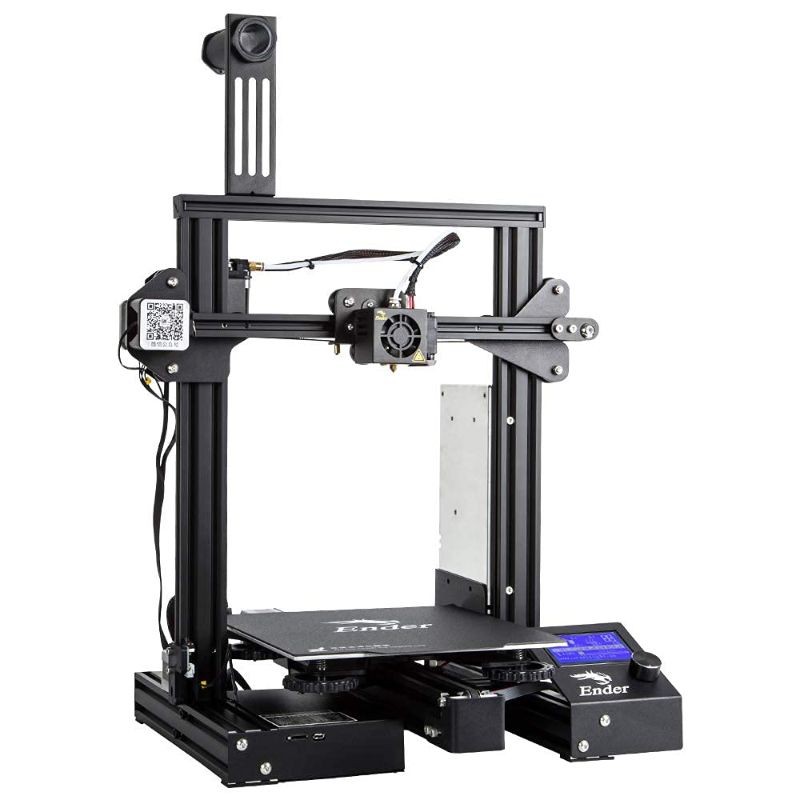 Photo 1 of HEAVY DAMAGE, SOLD FOR PARTS Official Creality Ender 3 Pro 3D Printer with Removable Build Surface Plate and Branded Power Supply, FDM 3D Printers for DIY Home and School Printing Size 8.66x8.66x9.84 inch 