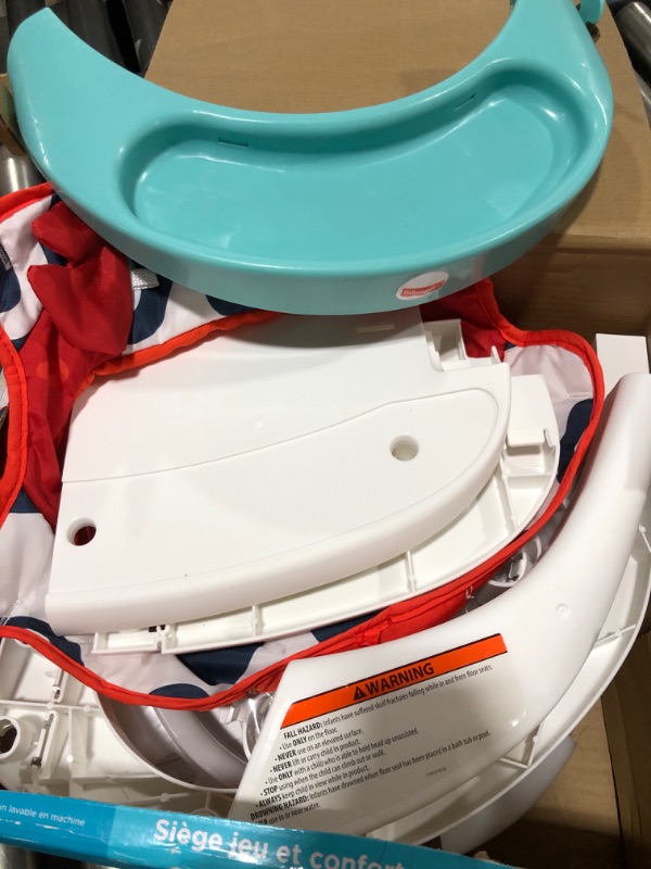 Photo 3 of Fisher-Price Sit-Me-Up Floor Seat with Tray Crab, Infant Chair