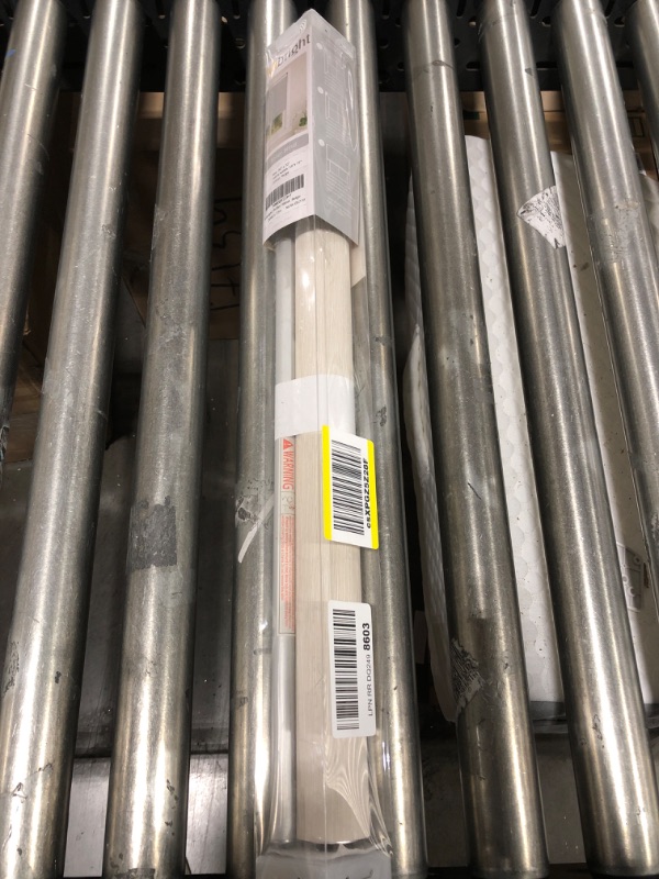 Photo 1 of ALLBRIGHT Thermal Insulated Fabric 100% Blackout UV Protection Striped Jacquard Roller Shades for Windows,Easy to Install (Beige, 20") 